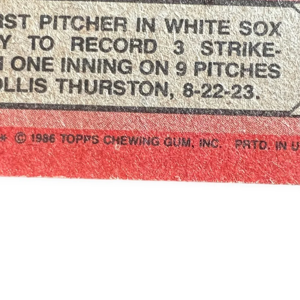 Topps 1986 Baseball Trading Cards - Picture 5 of 5